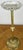 Vintage French Ashtray Stand in Brass and Onyx Crystal For Sale - Image 14 of 14