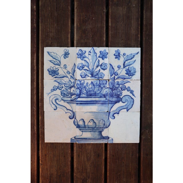 Circa: 18th Century. Country: Portugal. Material: Earthenware, Tin-glazed pottery. Item condition: Some chips and...