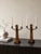 An exceptional and rare pair of original Dutch Art Deco candlesticks dating back to 1925, beautifully crafted in the...