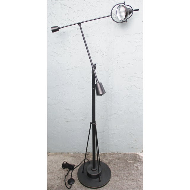 Architectural Counter Balance Counterpoise Floor Lamp in the Style of Édouard-Wilfred Buquet A polished take on the design...