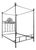Corsican Iron Twiggy Bird & Berry Queen Size Poster Bed For Sale