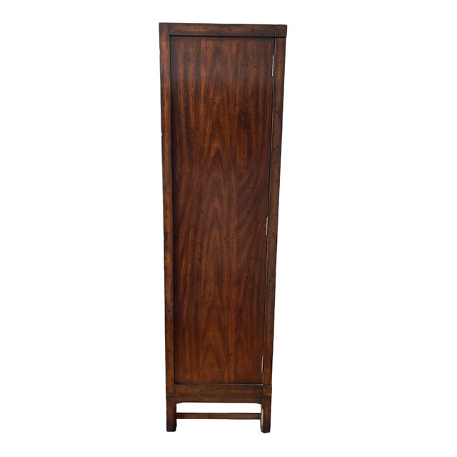 Traditional Ralph Lauren Louvered Media Cabinet Armoire For Sale - Image 3 of 17