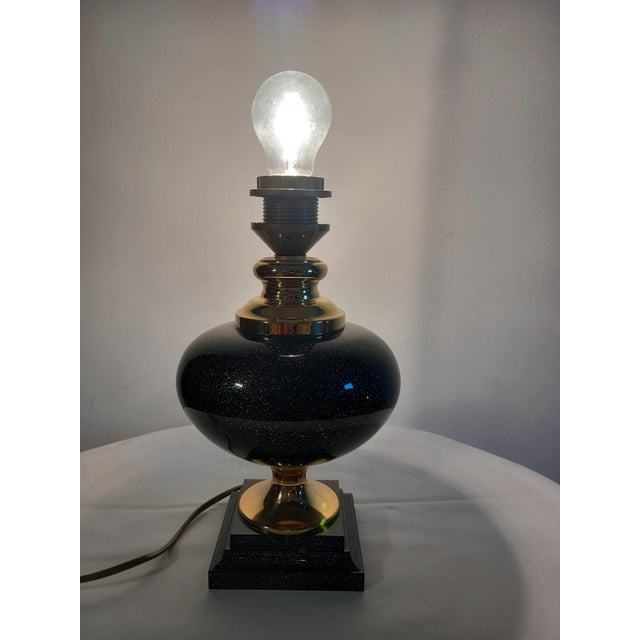 Textile Table Lamp by Le Dauphin For Sale - Image 7 of 9