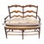 French Market Collection Country Rush Seat Bench For Sale