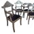 Metal Set 10 Moroccan Metal Clad Rams Head Dining Chairs For Sale - Image 7 of 9