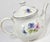 Late 20th Century Pastel Pansies Teapot For Sale - Image 12 of 12