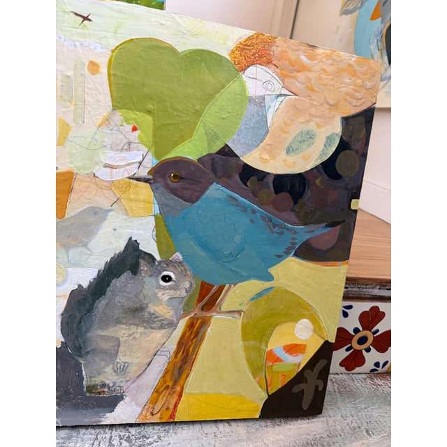 Yellow “Camp” a Painting by LWren Walraven For Sale - Image 8 of 9