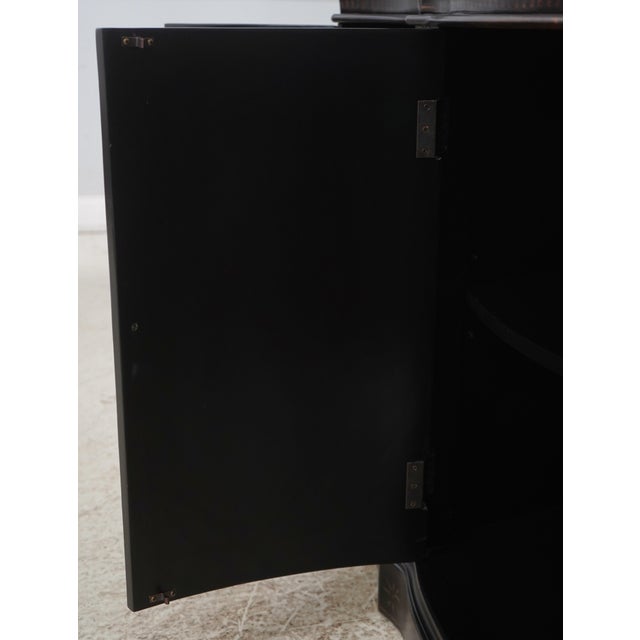 2000 - 2009 Ethan Allen Vivianne Chinoiserie Serpentine Console Sideboard For Sale - Image 5 of 18