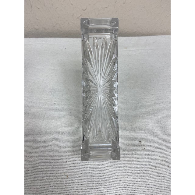 Antique Eleanor Aka Pinwheel Fans American Brilliant Cut Crystal Napkin