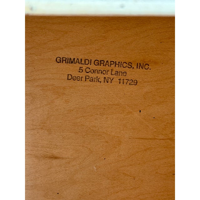 Vintage XL Frank Grimaldi "SeeTheCube" Signed Original Op Art Sculpture For Sale - Image 15 of 15