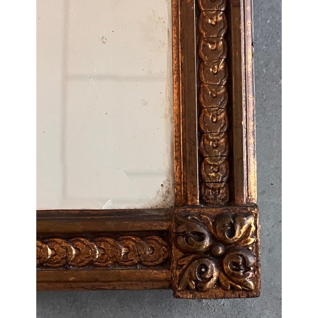19th Century Trumeau Rectangular Wall Mirror For Sale - Image 10 of 10