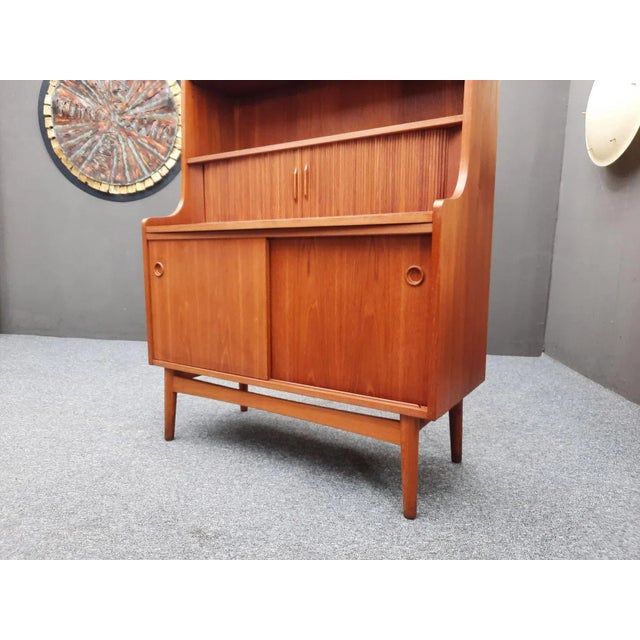 Wood Danish Teak Office Secretary, 1960s For Sale - Image 7 of 17