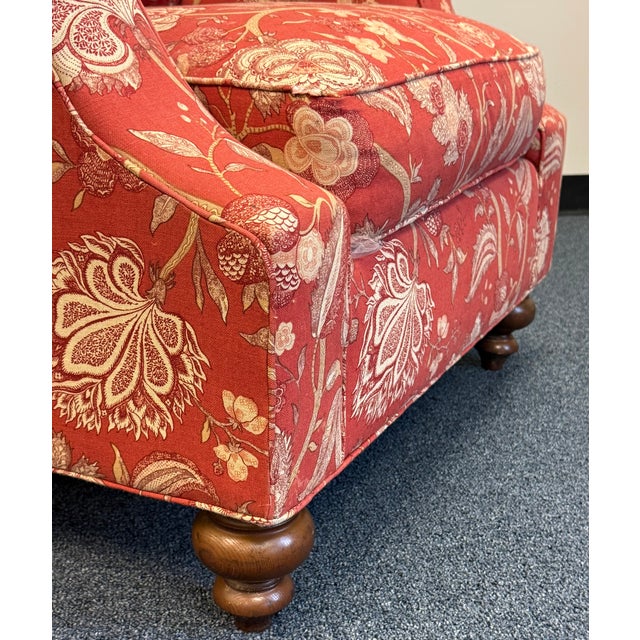 Red Martha Stewart for Bernhardt Upholstered Chair For Sale - Image 8 of 10