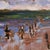Brown 'Beach Day at Porto Seguro' by Sergio Telles, 1976, Brazilian Fauvist Coastal Landscape, Rio De Janiero For Sale - Image 8 of 8