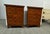 Mid 20th Century Chinese Vintage Wood Apothecary Nightstands, Pair For Sale - Image 5 of 6
