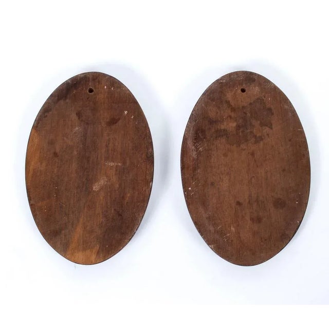 Antique Italian Marble Profile Plaques of Virgil & Dante, 19th-Century, Set of 2 For Sale - Image 6 of 8