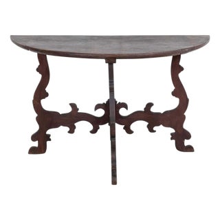 17th Century Chestnut Console Table For Sale