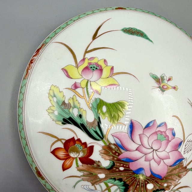 White Large Vintage Limoges Porcelain Round Box by Raynaud, 1980s For Sale - Image 8 of 18