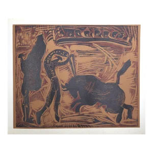 1980s "Les Banderilles" (37) Linocuts After Pablo Picasso