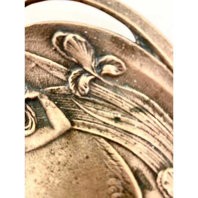 Antique Bronze Art Nouveau Tray For Sale - Image 10 of 13