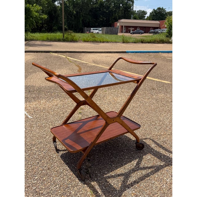 Just arrived—an icon of Italian mid-century design. The Model 67 Folding Bar Cart by Ico Parisi for Angelo De Baggis,...