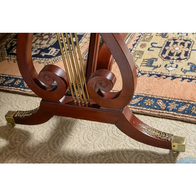 Marble Top Writing/Sofa Table For Sale - Image 4 of 8