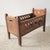 Wood Antique Cot in Carved Wood For Sale - Image 7 of 12