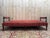 Red Napoleon III Bench in Turned Wood and Velvet For Sale - Image 8 of 8