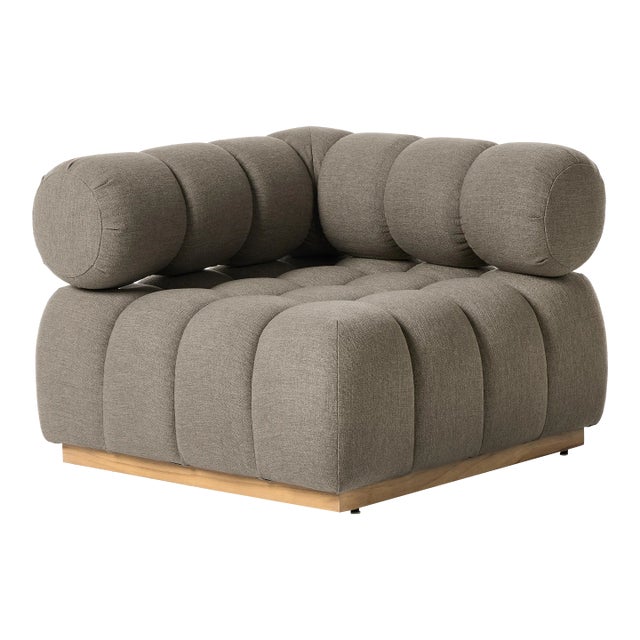 Four Hands Roma Outdoor Sectional Corner Piece, Alessi Fawn For Sale