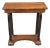 19th Century Biedermeier Single Drawer Walnut Console Table For Sale