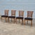 This is an elegant set of 4 directoire style cane back dining chairs. Directoire style emerged in France during the late...