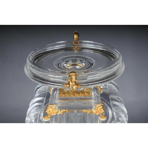 Acrylic Bowls with Gilding, Set of 2 For Sale - Image 11 of 14