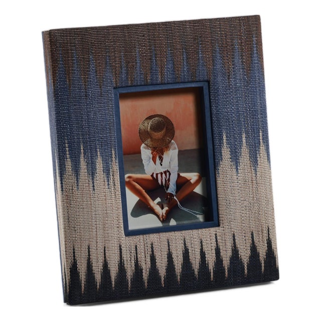 Isador Abaca Hand Made Photo Frame, 4" x 6" For Sale