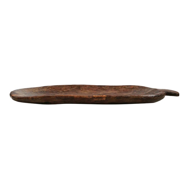 Mid 20th Century Naga Tribal Wood Bowl For Sale