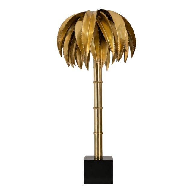French Lamp in the Shape of a Bamboo Palm Tree For Sale
