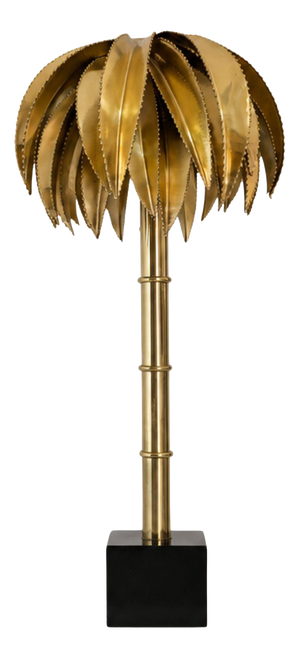 French Lamp in the Shape of a Bamboo Palm Tree