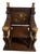 1960s Egyptian Revival Throne Chair With Winged Sphinxes & Eye of Horus For Sale