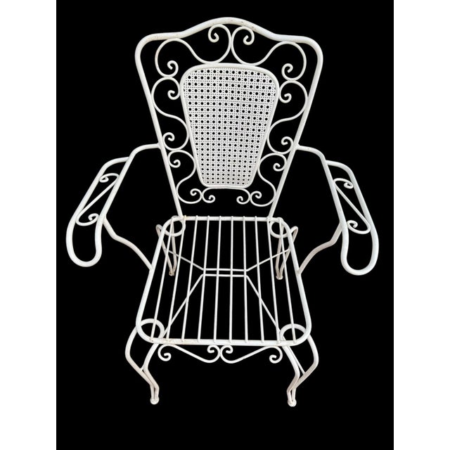 Provencal Wrought Iron Armchairs, 1960s, Set of 4 For Sale - Image 11 of 16