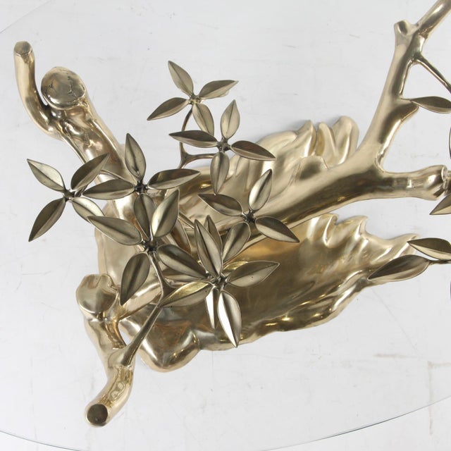 Bonsaï Coffee Table in Brass For Sale - Image 4 of 11