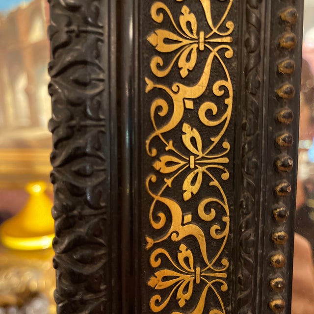 19th Century Antique 19th Century French Empire Mirror Gilded Wood For Sale - Image 5 of 7