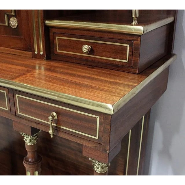 19th Century Louis XVI Style Mahogany Cabinet For Sale - Image 16 of 18