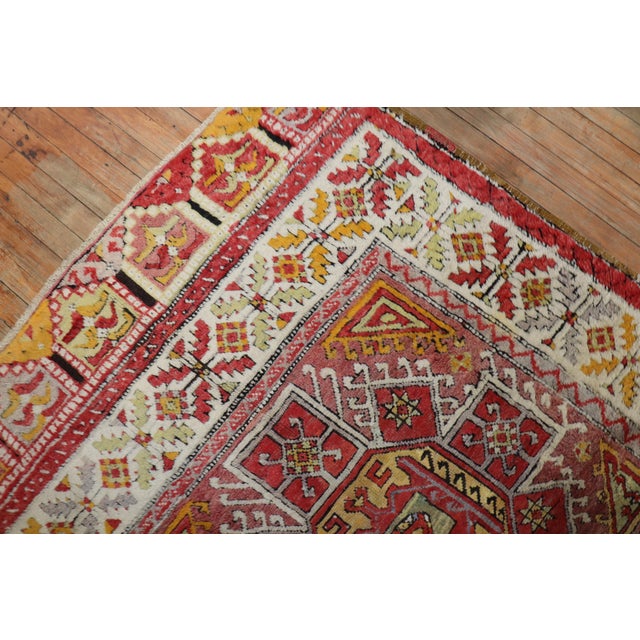 Antique Zabihi Collection Turkish Konya Rug - 4'5" x 7'10" For Sale - Image 10 of 12