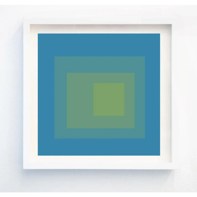 Mid-Century Modern Contemporary Geometric Art in Color Set of 6 - 36" X 36" For Sale - Image 3 of 10