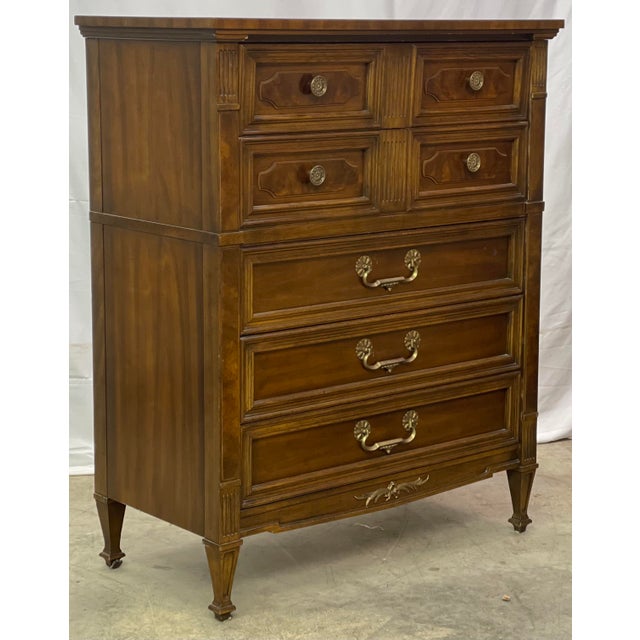 Vintage MidCentury Mahogany Drexel Heritage Francesca Chest of Drawers
