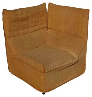 Corner Lounge Chair by Paolo Nava, Antonio Citterio for B&B Italia / C&B Italia, 1970s
