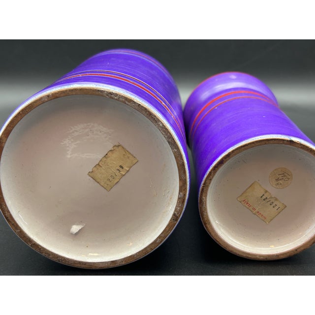 1960s Vases by Aldo Londi for Bitossi, 1960s, Set of 2 For Sale - Image 5 of 8