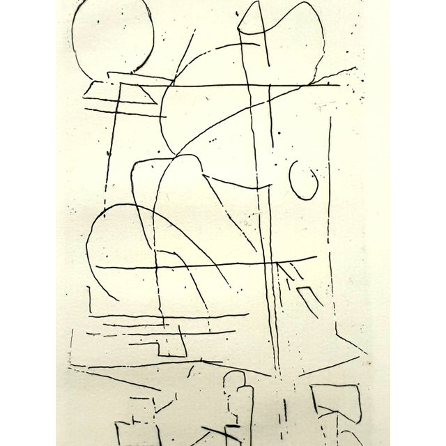André Lanskoy - Composition - Original Etching 1960 For Sale - Image 4 of 8