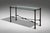 Giacometti Style, Console Table, Forged Metal, Glass, Usa, 1970s For Sale - Image 4 of 15
