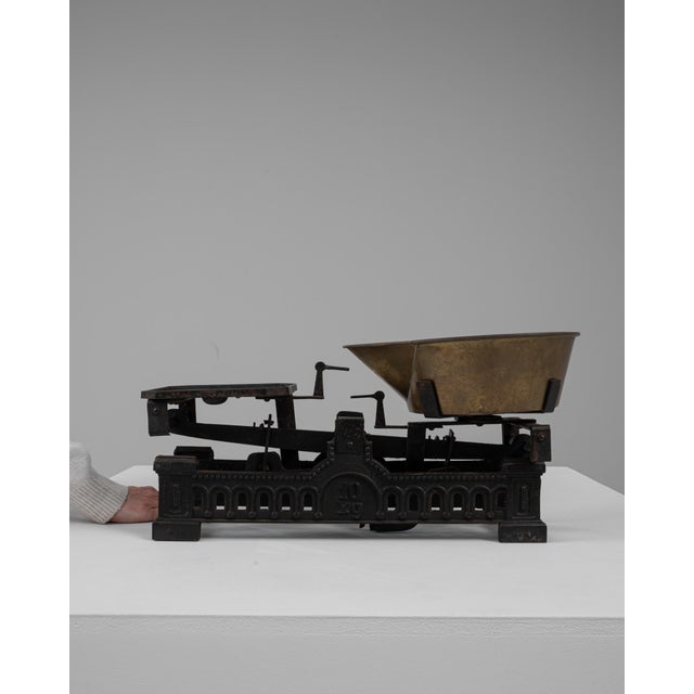 19th Century French Iron & Brass Scale For Sale - Image 17 of 18