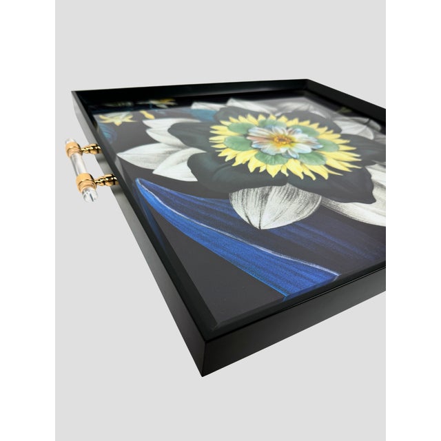 Black Custom Tray Christian Lacroix Atlantis Black For Sale - Image 8 of 9